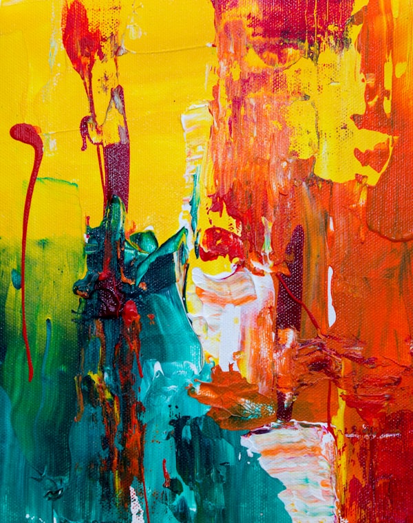 Floral still life painting